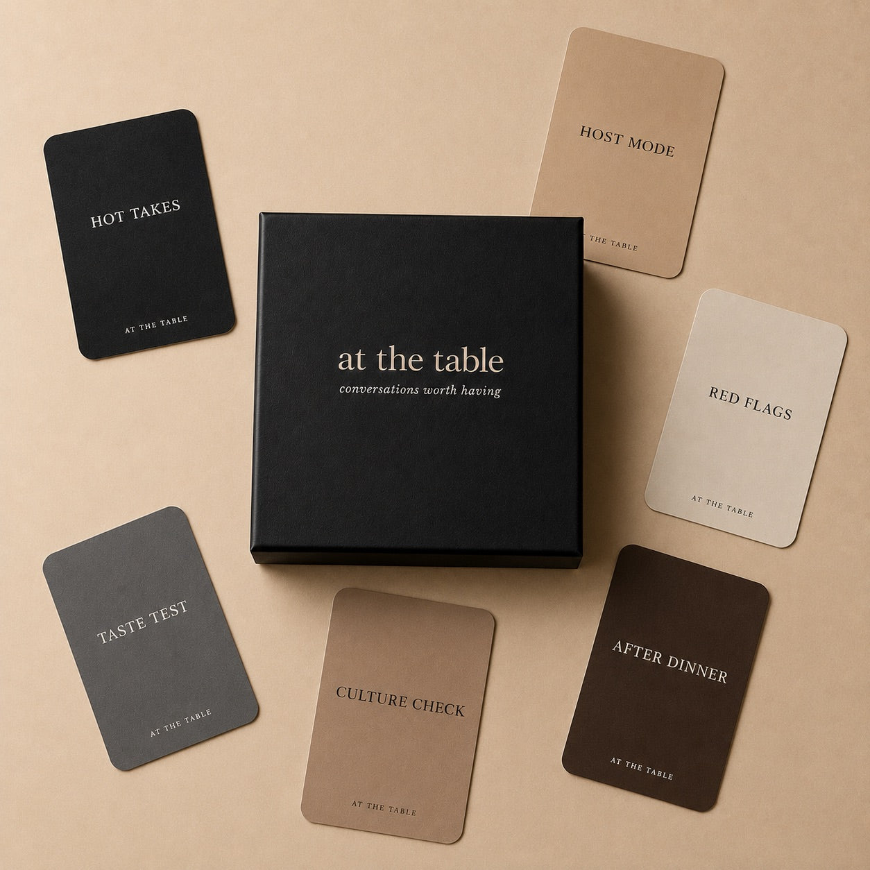 at the table Conversation Cards
